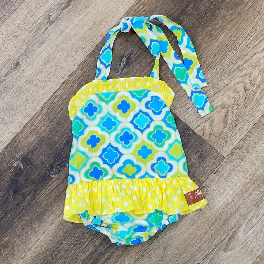 Millie Jay Romper Bubble Halter Outfit Summer 18m